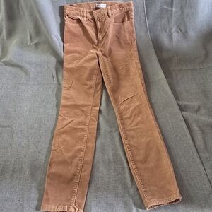 LOFT Light Brown Rust Corduroy Pants Size 27/4
